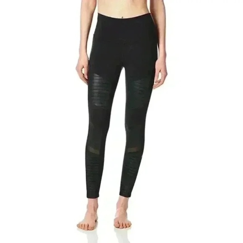 ALO Yoga Black Textured Leggings